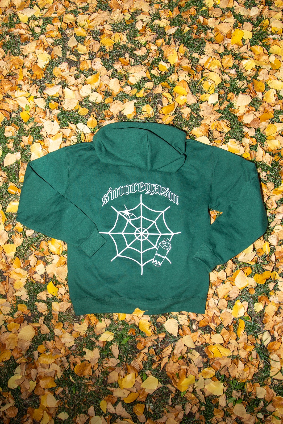 Web Hoodie in Green